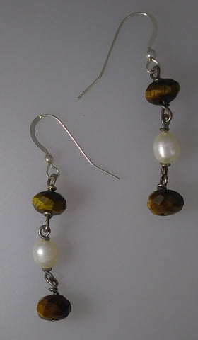 Tiger's Eye & Pearl