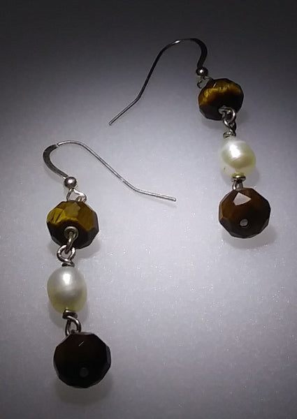 Tiger's Eye & Pearl