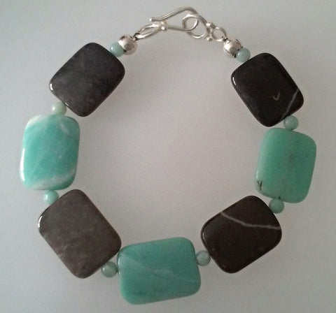 Amazonite & Sterling